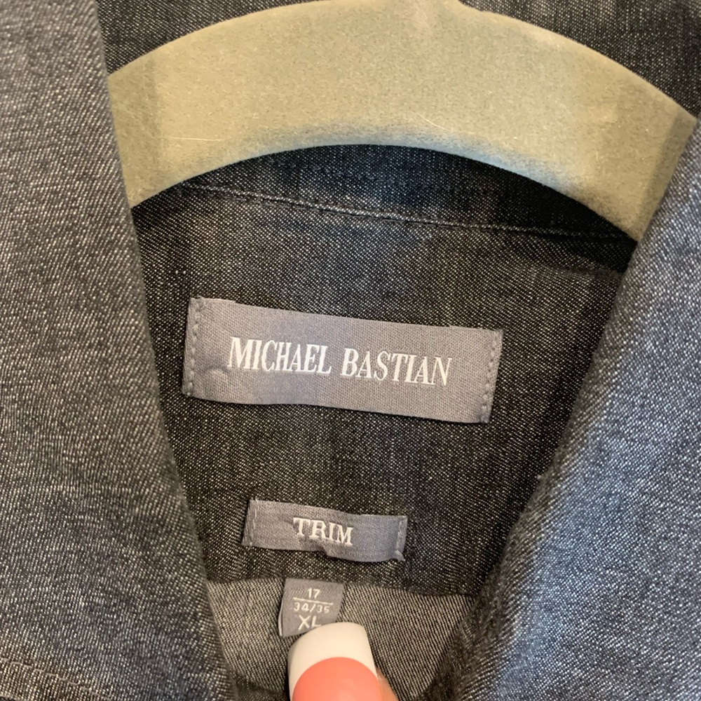 Michael Bastian Charcoal Button-Up